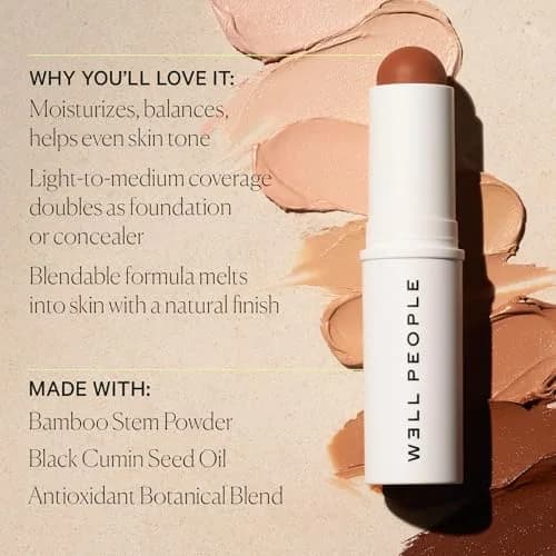 Well People Supernatural Complexion Stick Foundation + Concealer, 20 | Buildable, Light-to-Medium Coverage, Soft Matte Finish thumbnail 5