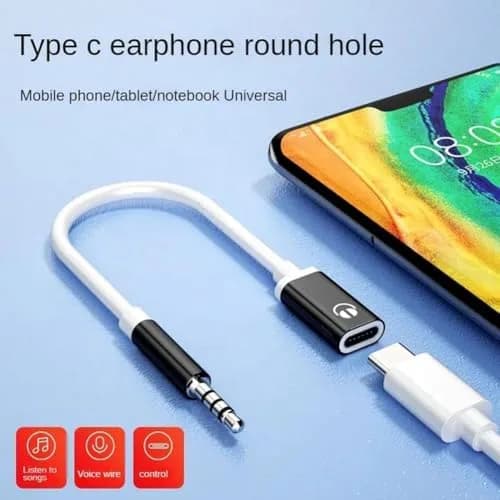 Zenarao USB-C to 3.5mm Headphone Jack Adapter Pink | Connects USB-C Devices to 3.5mm Headphones thumbnail 4