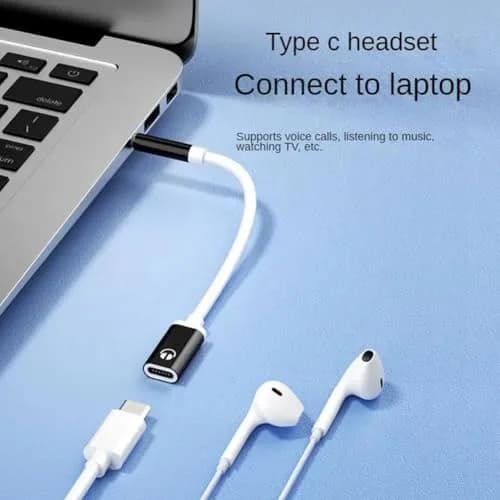 Zenarao USB-C to 3.5mm Headphone Jack Adapter Pink | Connects USB-C Devices to 3.5mm Headphones thumbnail 5