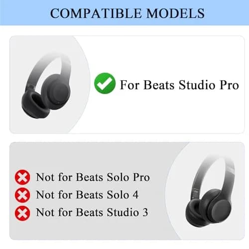 Adhiper Replacement Headband & Hinge for Beats Studio Pro | Durable Repair Kit Navy thumbnail 2