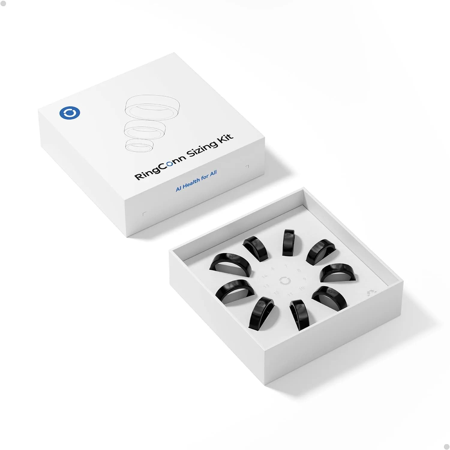RingConn Gen 2 Sizing Kit | Sizes 6-14 | For Accurate Smart Ring Fit - main product image