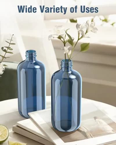 Bontip Indigo Blue Glass Spray Bottle 473ml (16 oz) 2-Pack | UV Protection for Essential Oils & Cleaning Solutions thumbnail 4