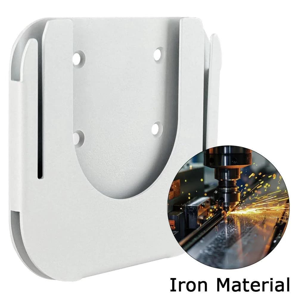 Chanvoo Drill-Free Wall Mount for Samsung Freestyle Projector & Freestyle 2 Accessories | White Steel Mount Shelf - view 7
