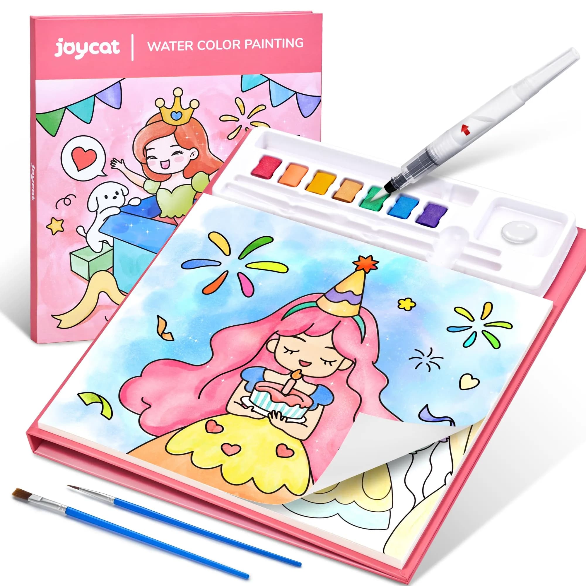 JoyCat Paint with Water Coloring Books for Toddlers | Assorted Colors Value Pack - main product image
