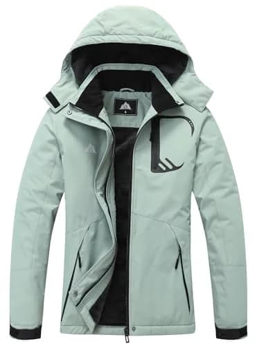MOERDENG Women's Warm Winter Coat Waterproof Snowboarding Jacket | Windproof & Insulated thumbnail 1