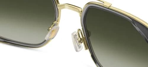 Hugo Boss Boss 1724/S FT3 Grey Gold Sunglasses 55/19/150 | Classic Square Frame for Men thumbnail 3
