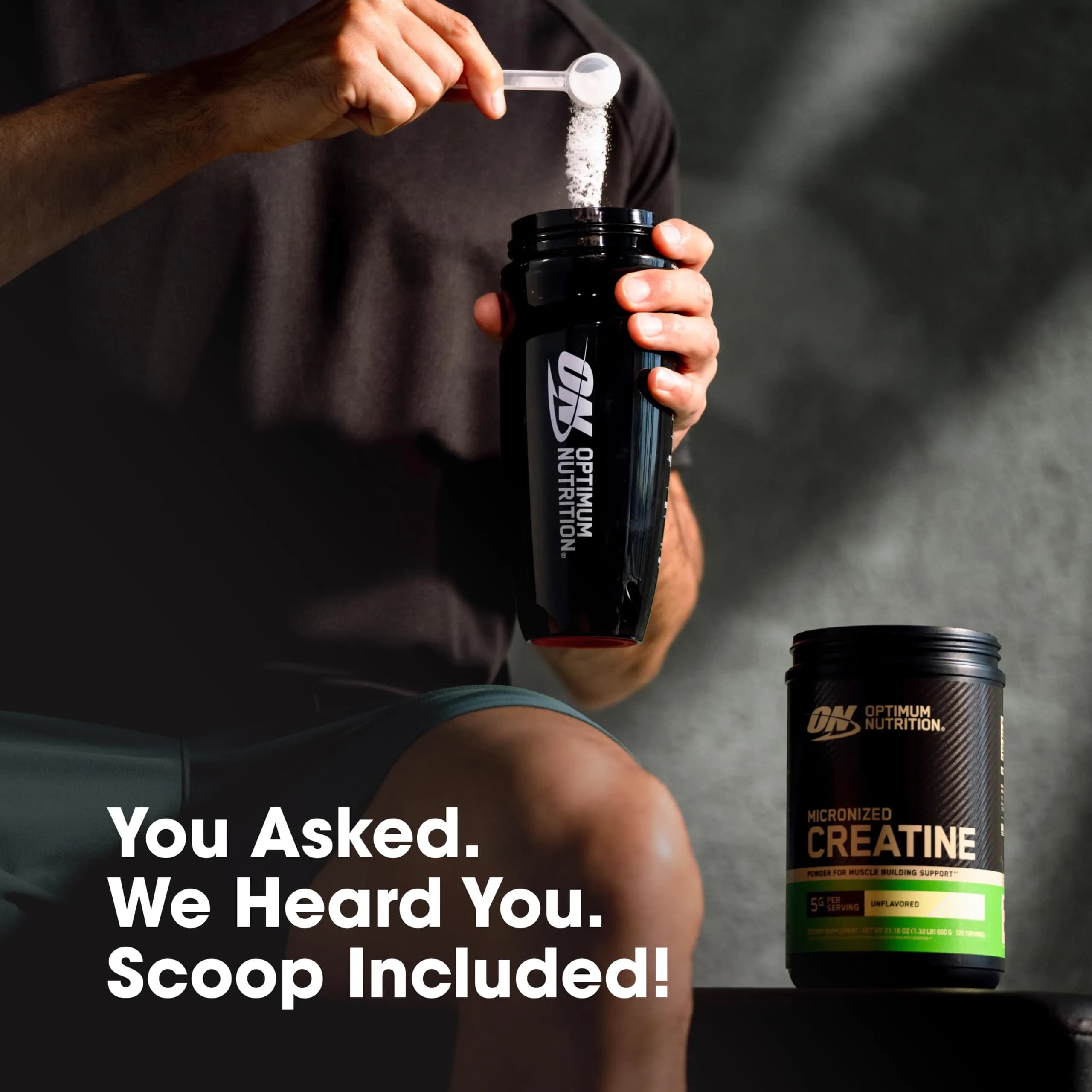 Optimum Nutrition Micronized Creatine Monohydrate Powder Blueberry Lemonade 12 Oz (340 g) | Supports Muscle Strength & Power - view 5