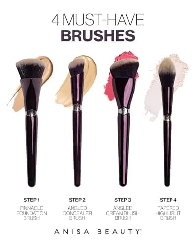 ANISA BEAUTY Eye Primer Brush, Professional Makeup Brush | Flawless, Vegan & Cruelty-Free thumbnail 7