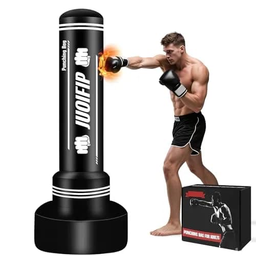 JUOIFIP Freestanding Punching Bag with Stand, 70 inch (178 cm) | Heavy Bag for Adults, MMA, Taekwondo thumbnail 1