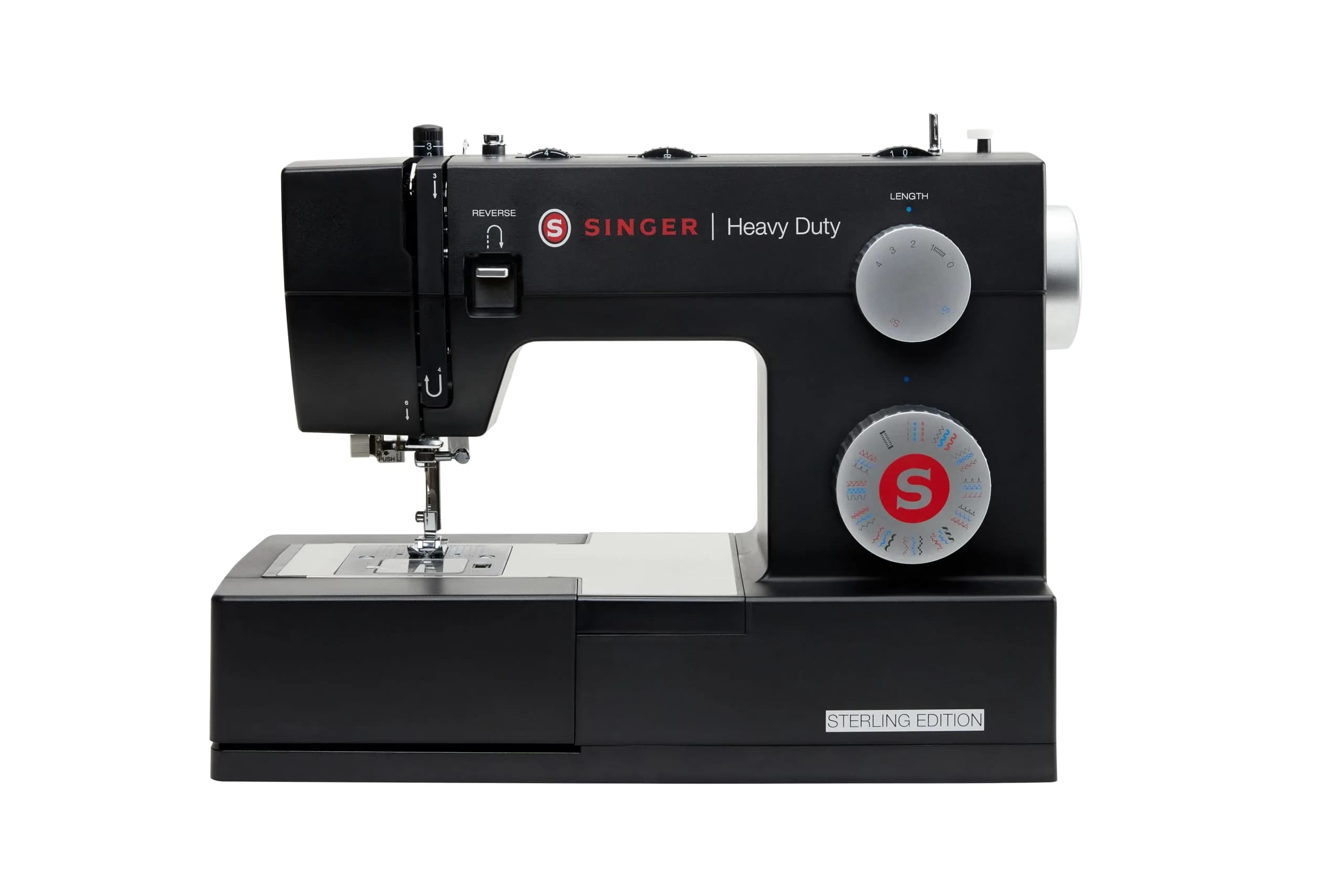 SINGER 4432 Sterling Heavy Duty Sewing Machine 15.5"D x 6.25"W x 12"H | 32 Stitches, Rugged Power