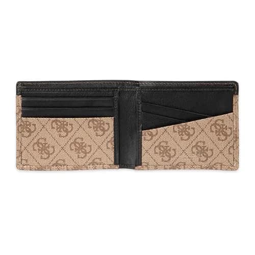 GUESS Mens Slim Leather Bifold Wallet Brown Quattro G | Fashionable, RFID Protected, Compact (70-120 chars) thumbnail 2