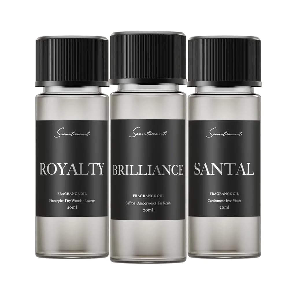 Scentiment Designer Scents - 3 Hotel Diffuser Oil Set-3 x 0.68 fl oz (20 mL) | Luxury Fragrance Oils for Diffusers