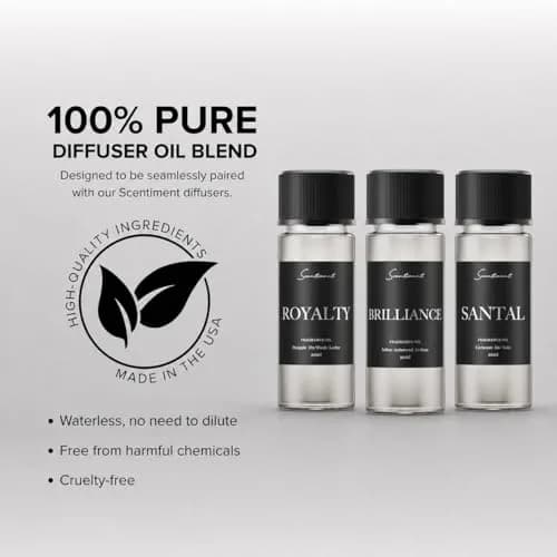 Scentiment Designer Scents - 3 Hotel Diffuser Oil Set-3 x 0.68 fl oz (20 mL) | Luxury Fragrance Oils for Diffusers thumbnail 4