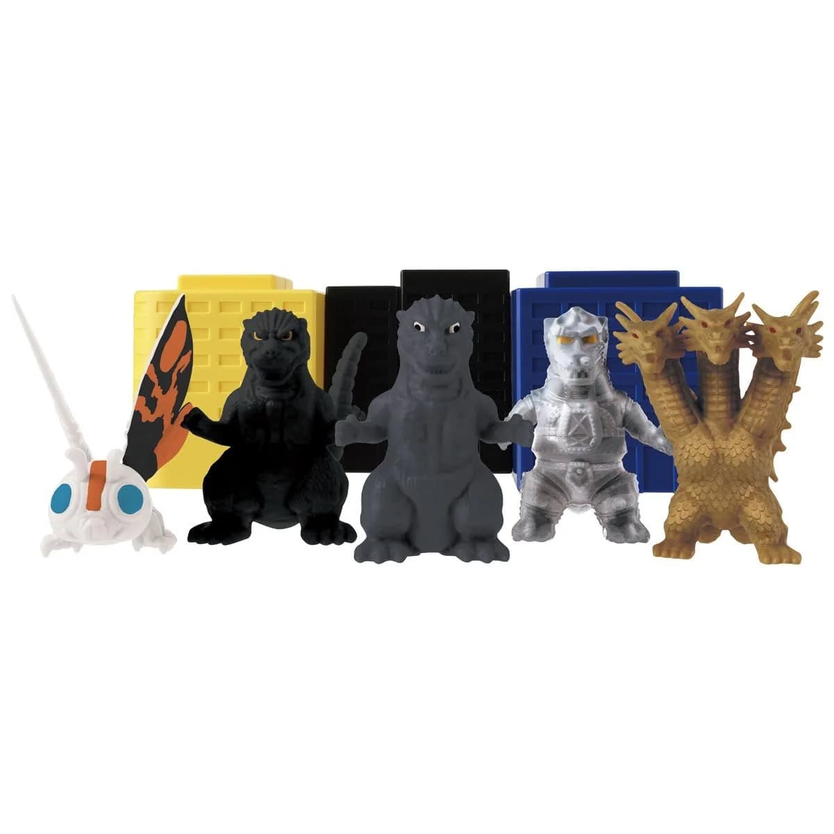 GODZILLA(ゴジラ) Mini Collection Blind Box Building Mini-Figure Case of 12 | Collectible 2-inch Kaiju Figures — 2 inches