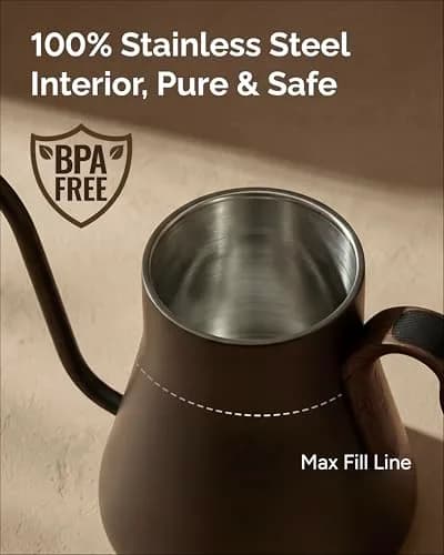 intasting Gooseneck Electric Kettle with ±1℉ Temp Control 0.9L | Precision Pour-Over & Hot Water thumbnail 6
