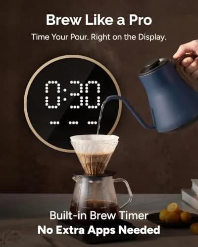 intasting Gooseneck Electric Kettle with ±1℉ Temperature Control 0.9 Liter thumbnail 5