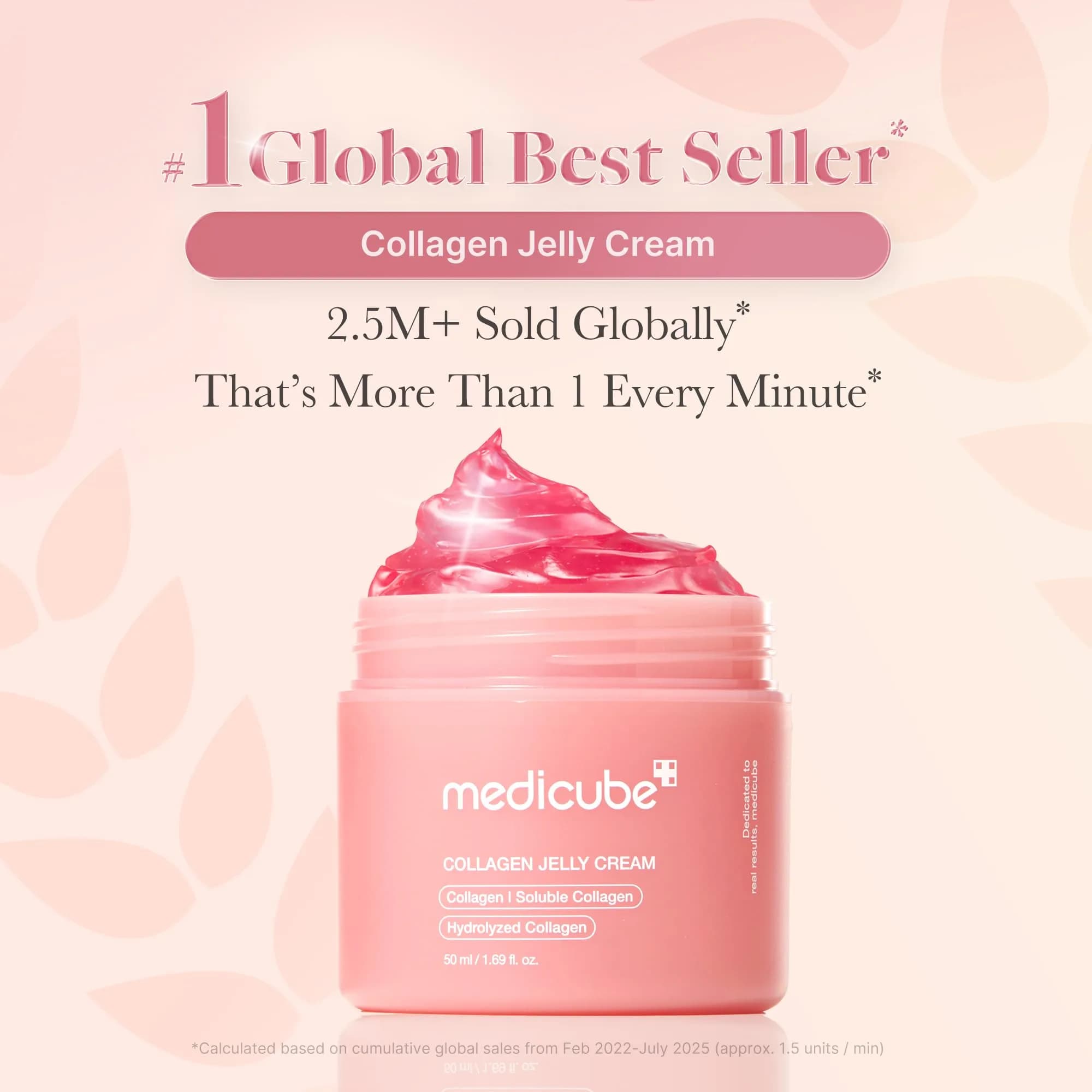 medicube Collagen Jelly Cream Niacinamide Freeze-Dried Hydrolyzed Collagen 50ml (1.69 Fl Oz) | Boosts Skin Barrier Hydration & Glow - view 2