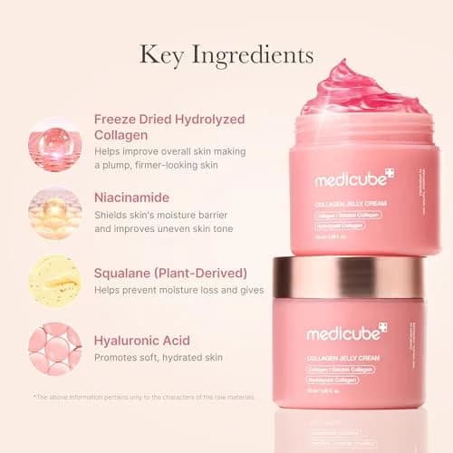 medicube Collagen Jelly Cream with Niacinamide 50ml (1.69 fl oz) | Korean Skincare for Glass Glow thumbnail 4