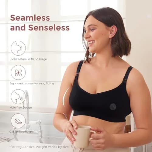 Momcozy 999 Sterling Silver Nipple Shields XXL Size | Made from 999 Sterling Silver for Breastfeeding Comfort thumbnail 4
