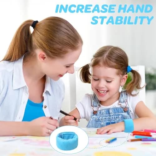 JXM Sensory Weighted Bracelets for Kids (2-Pack, 115g Each) | Deep Pressure Input for Focus & Stability thumbnail 6