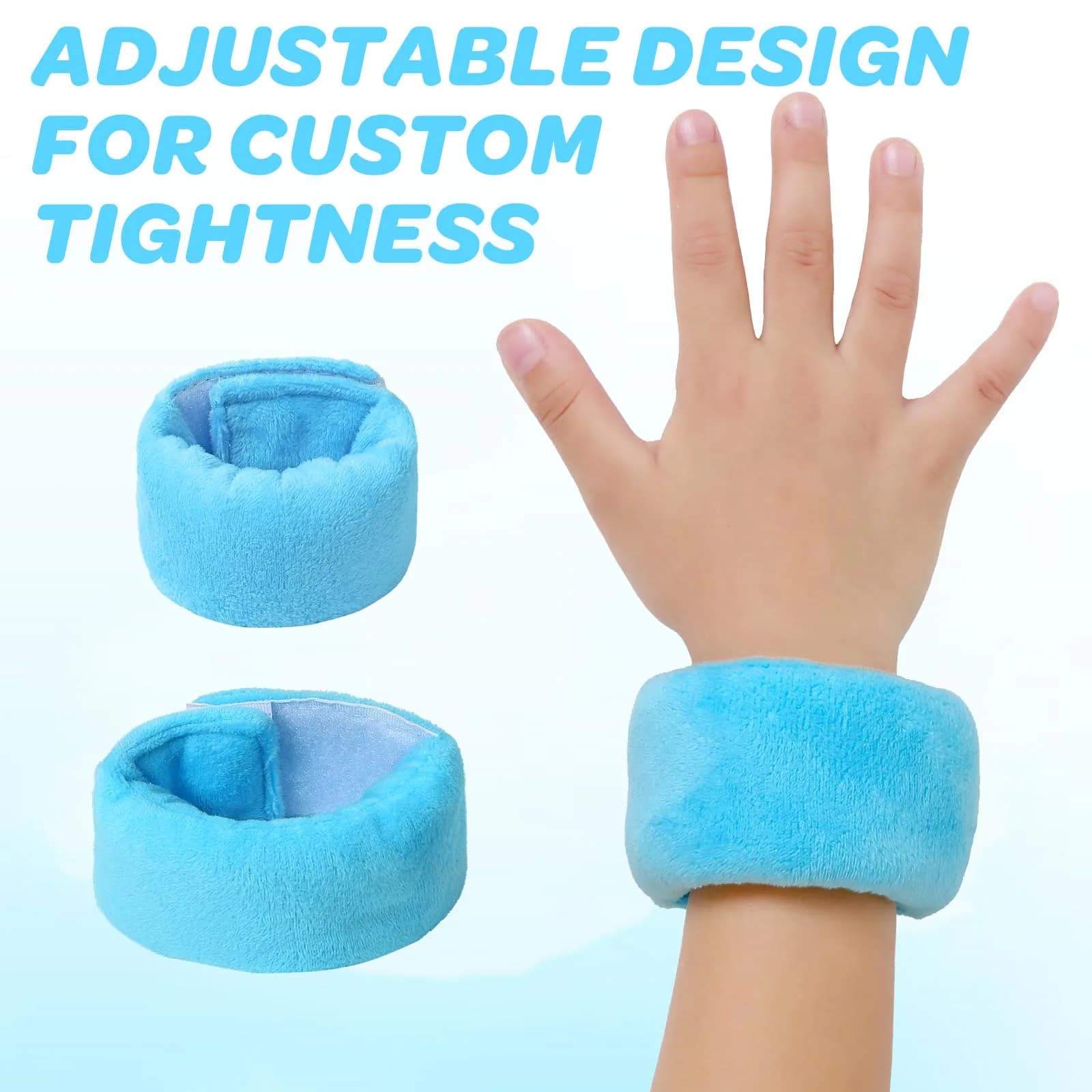 JXM Sensory Weighted Bracelets for Kids (2-Pack, 115g Each) | Deep Pressure Input for Focus & Stability - view 3