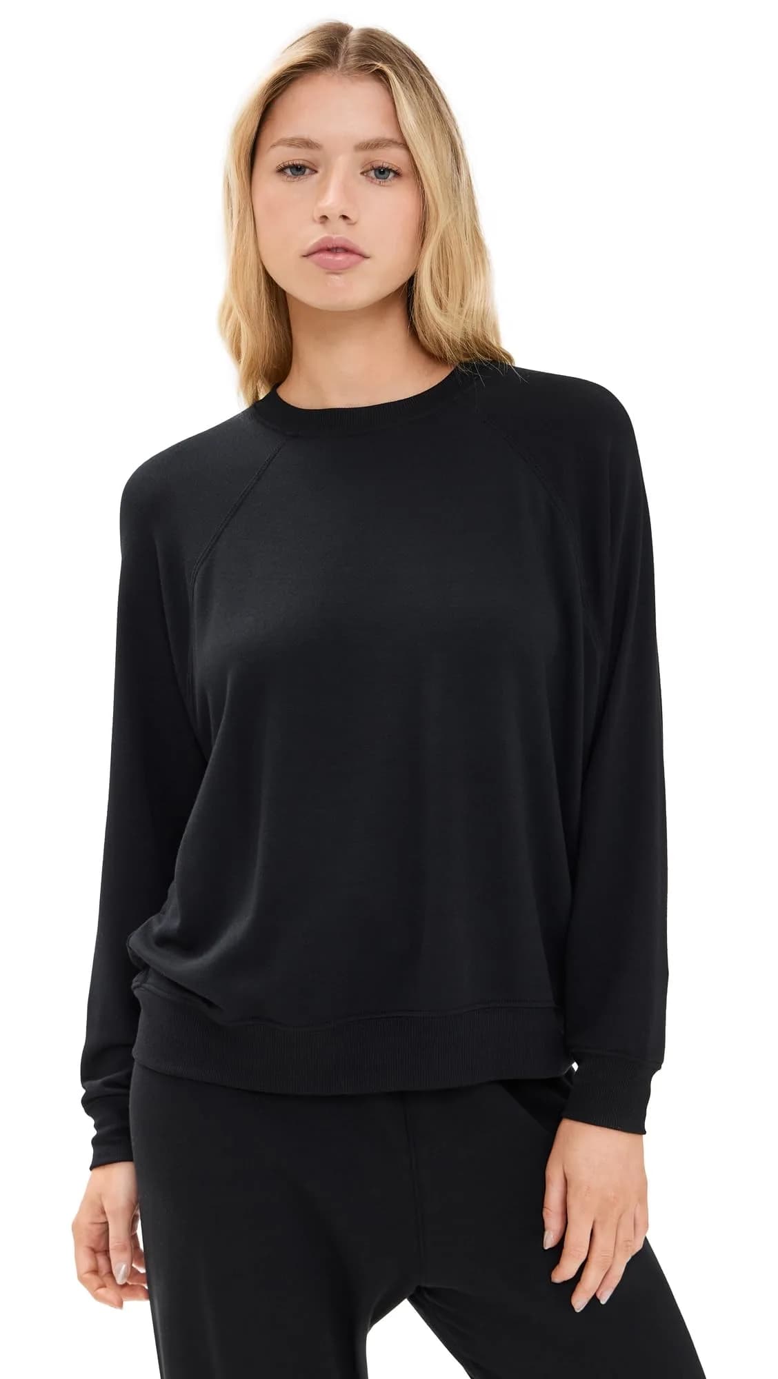 Splits59 Andie Fleece Sweatshirt X-Small | Oversized Rayon Blend Sweatshirt for Women