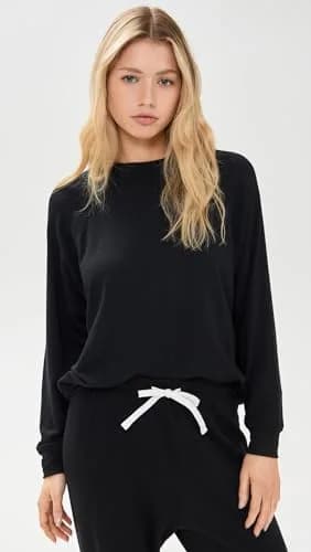 Splits59 Andie Fleece Sweatshirt X-Small | Oversized Rayon Blend Sweatshirt for Women thumbnail 2