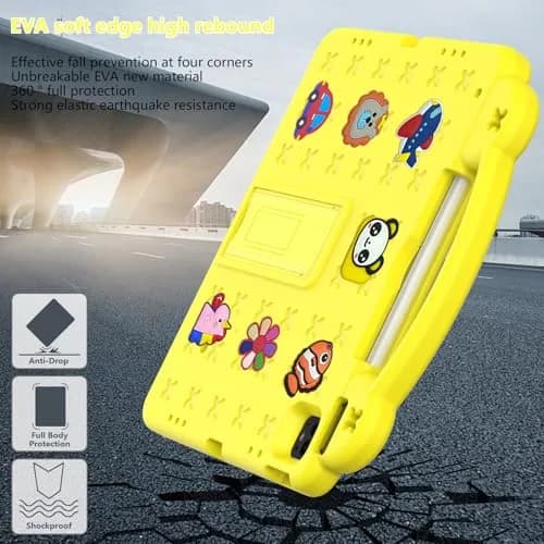 UUcovers Kids Case for iPad Air 13 /Pro 13/12.9 inch | Shockproof, Adjustable Stand & Pencil Holder thumbnail 6