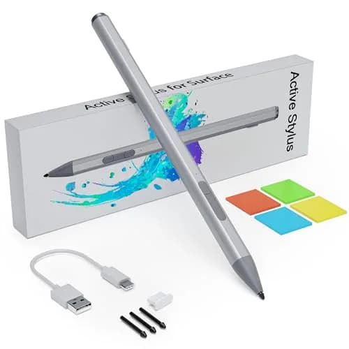 Arsandyn Surface Stylus Pen for Pro/Go Devices, Compatible with Windows 11/10/8/7/6/5/4/3, 4096 Pressure Sensitivity | Aluminum thumbnail 1