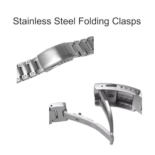 BMT DW5600 Case Band Mod Kit | Stainless Steel Bezel Strap for Casio G-shock (Silver) thumbnail 8