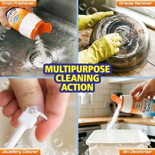 Duzzit Natural Baking Soda Cleaner 350g | Multi-Purpose Household Deodorizer & Stain Remover thumbnail 5