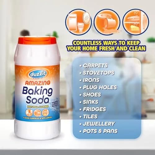 Duzzit Natural Baking Soda Cleaner 350g | Multi-Purpose Household Deodorizer & Stain Remover thumbnail 7