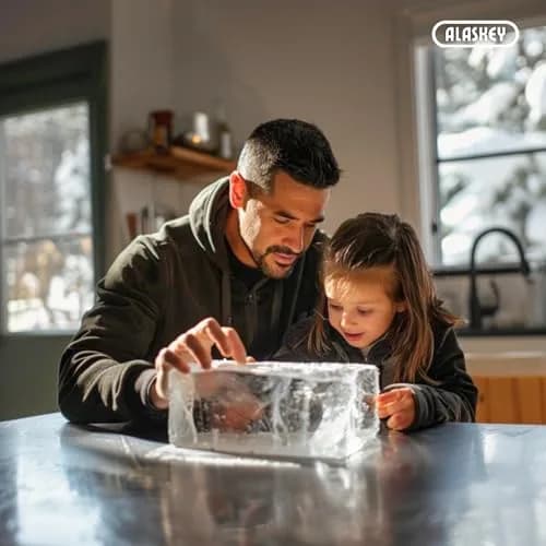Alaskey Giant Ice Block Mold 12 lbs | Reusable Silicone Ice Cubes for Cooling & Crafting thumbnail 6