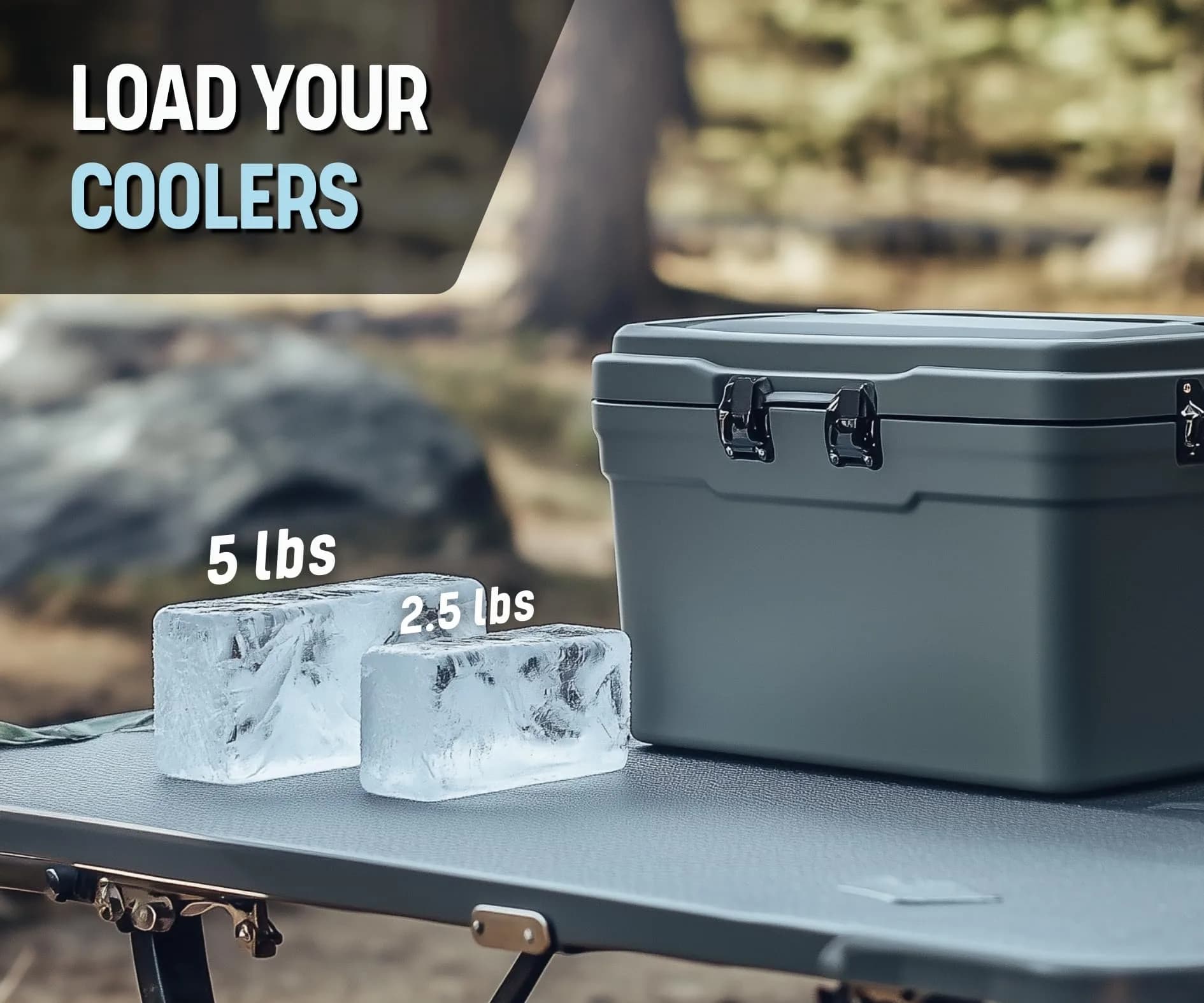 Alaskey 5 lbs Single Ice Block Mold | Giant Reusable Ice Brick for Coolers & Ice Baths - view 5