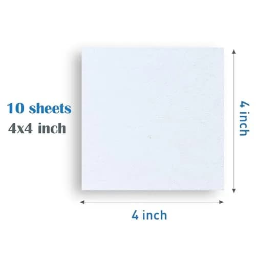 Tatahu Magic Puffy Paint Paper - 4" x 4" 3D Drawing Sponge Canvas, DIY Art & Craft Supplies, 10 Sheets thumbnail 2
