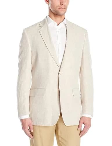 Coconut Grove Men's Delave Linen Suit Coat Regular Fit | Lightweight Summer Formal thumbnail 1