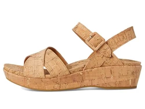 KORK-EASE Women's Myrna 2.0 Cork Gold 8 US | Classic Wedge with Comfort Technology thumbnail 4