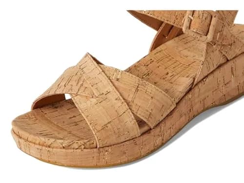 KORK-EASE Women's Myrna 2.0 Cork Gold 8 US | Classic Wedge with Comfort Technology thumbnail 6