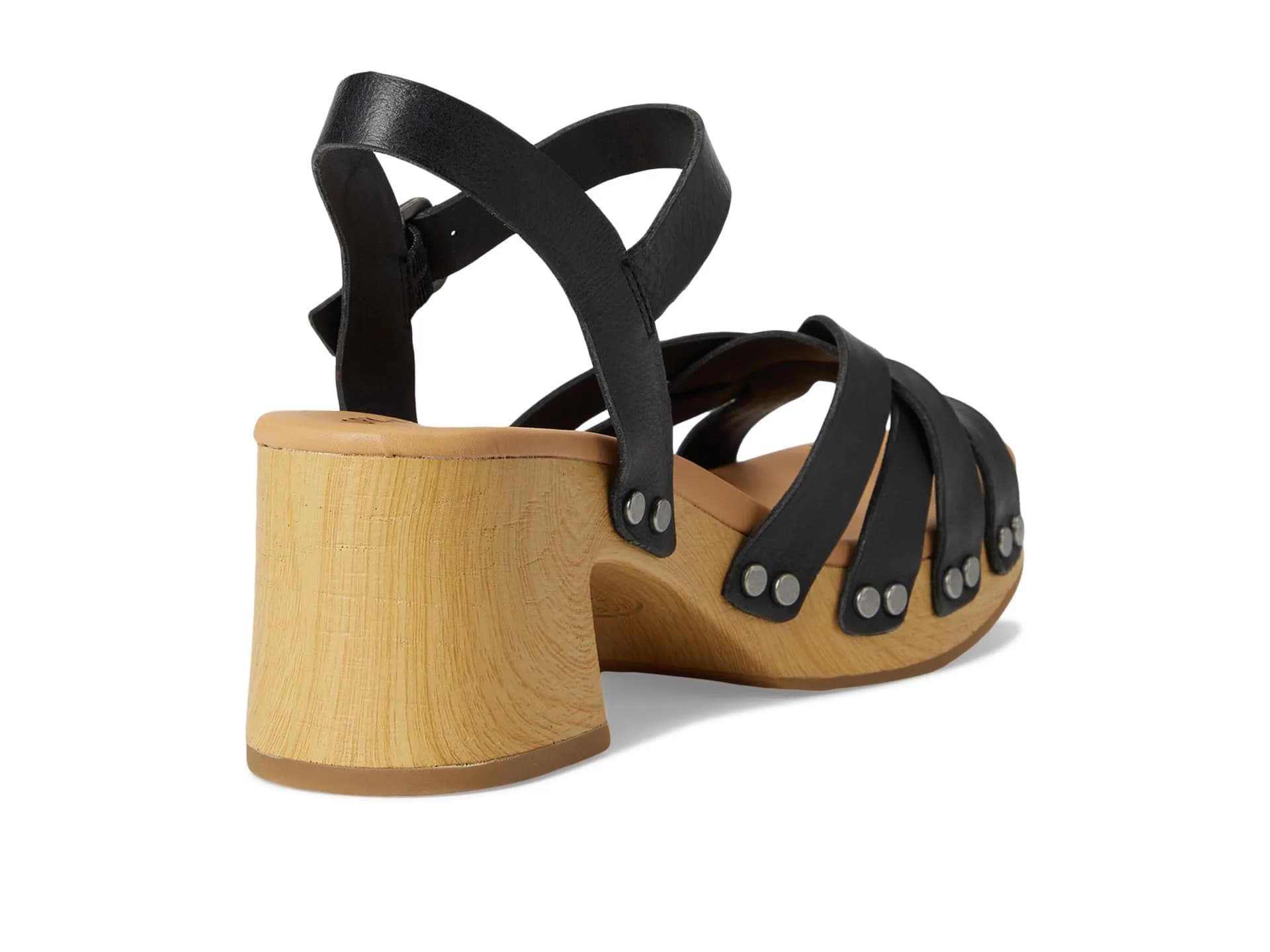 KORK-EASE Ester Black Women's Platform Heel 7 M | Retro Summer Sandal thumbnail 5