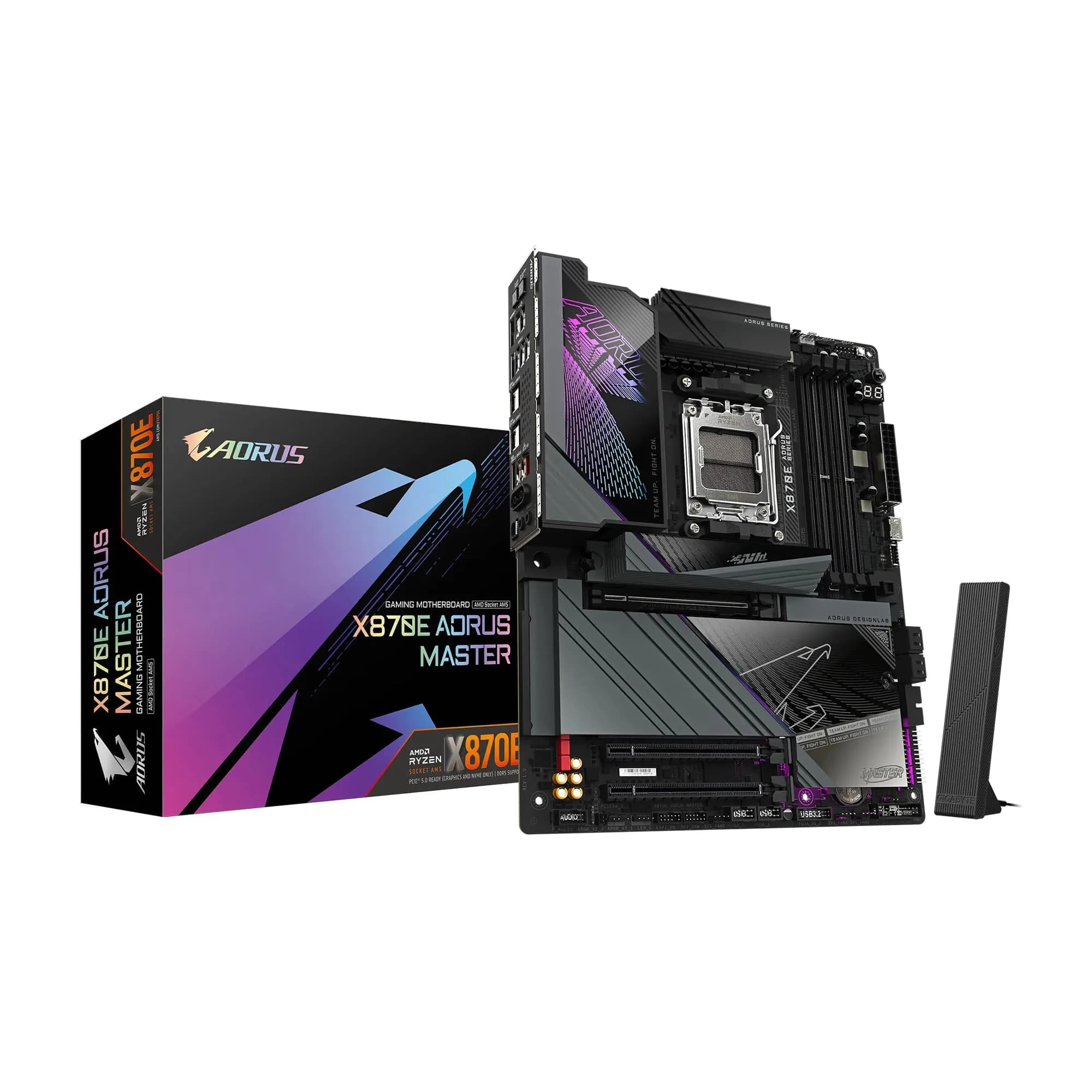 GIGABYTE X870E AORUS Master AMD AM5 Motherboard | DDR5, PCIe 5.0, WIFI7, 5-Year Warranty
