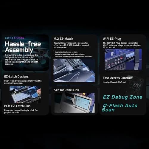 GIGABYTE X870E AORUS Master AMD AM5 Motherboard | DDR5, PCIe 5.0, WIFI7, 5-Year Warranty thumbnail 3