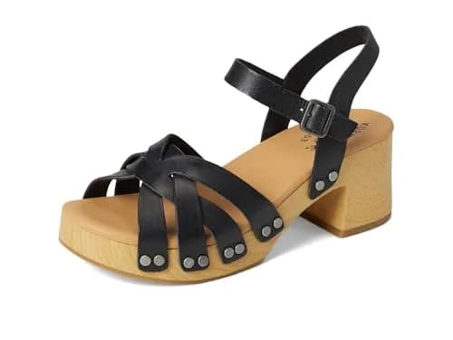 KORK-EASE Women's Ester Black 11 M | Retro Style Platform Sandal for Women thumbnail 7