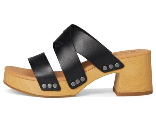 KORK-EASE Emersen Women's Black Sandal 7 M | Stylish Casual Slip-On with Platform Heel thumbnail 4