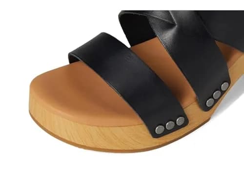 KORK-EASE Emersen Women's Black Sandal 7 M | Stylish Casual Slip-On with Platform Heel thumbnail 6
