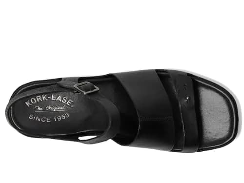 KORK-EASE Mona Black Women's Sandal Size 8 | Casual Comfort thumbnail 2