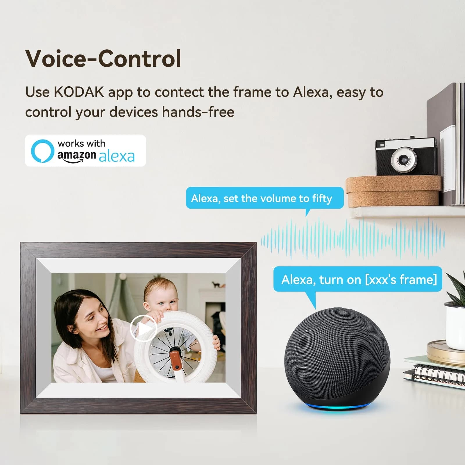 KODAK 10.1 Inch WiFi Digital Picture Frame with 32GB Storage, 1280x800 IPS Touch Screen | Share Moments Instantly - view 7
