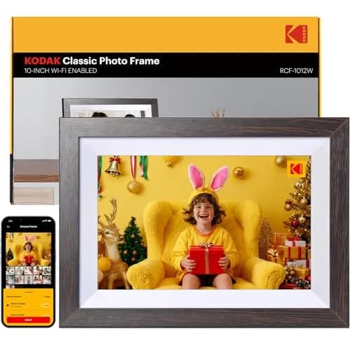 KODAK 10.1 Inch WiFi Digital Picture Frame with 32GB Storage, 1280x800 IPS Touch Screen | Share Moments Instantly thumbnail 1