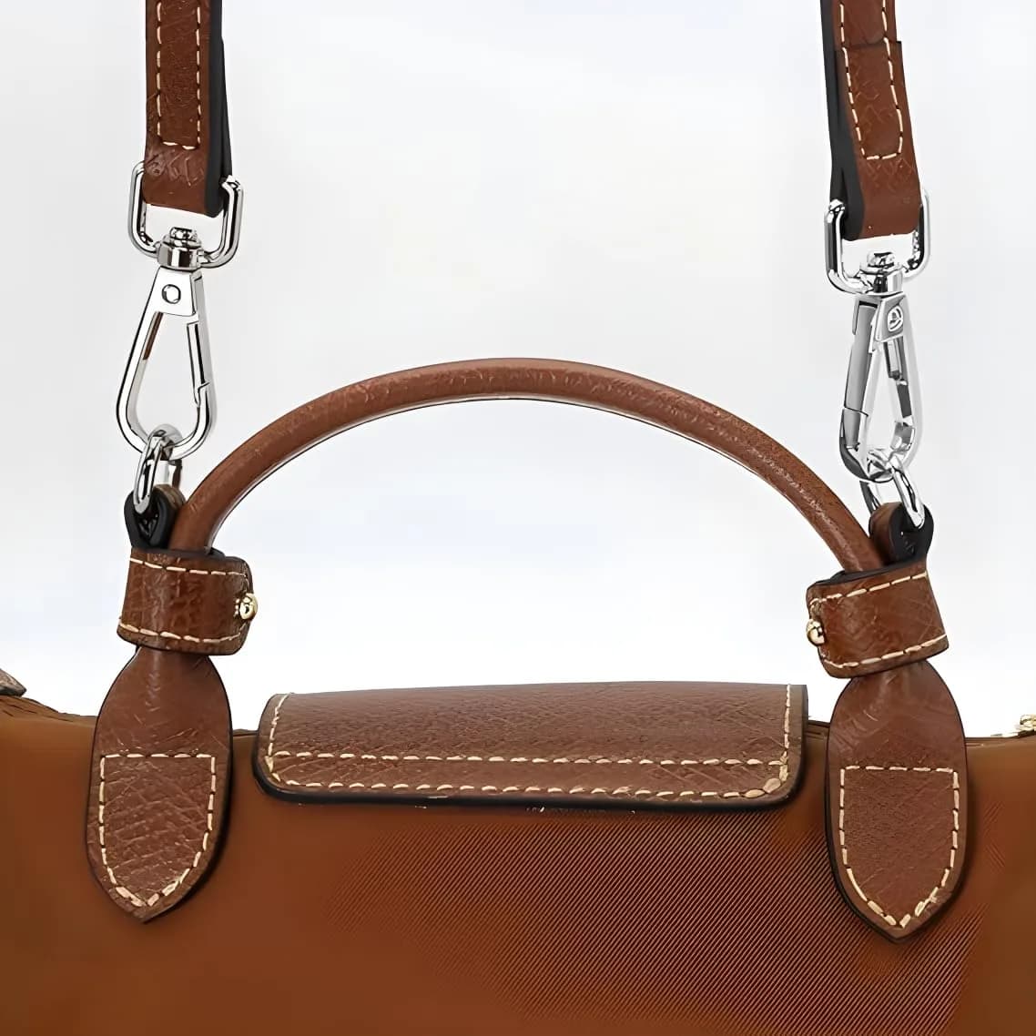 DEVPSISR Leather Strap Suitable for Longchamp Handbag Crossbody Adjustable Shoulder Strap Conversion Kit 125 cm (L) x 1.2 cm (W) | Durable & Adjustable - view 5