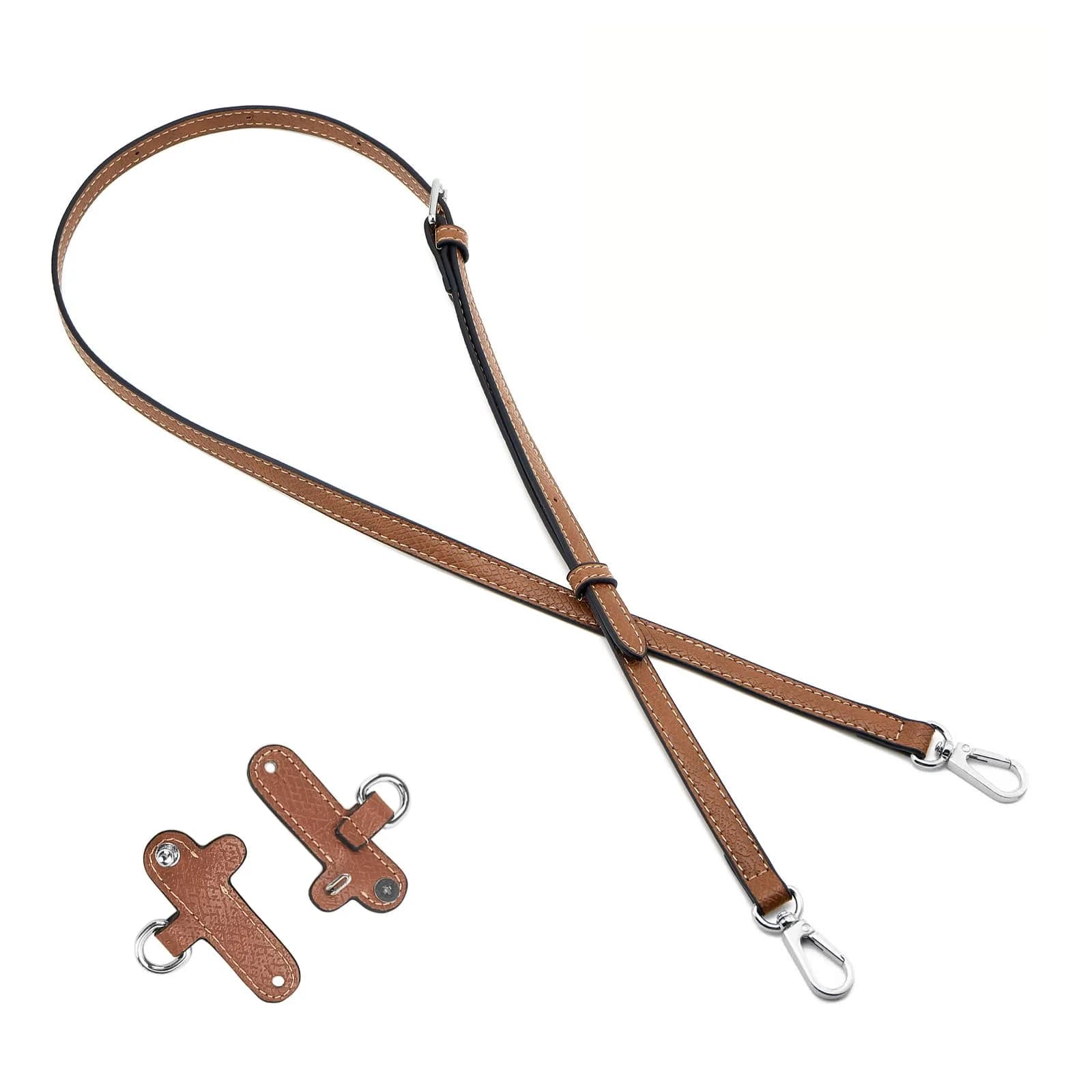 DEVPSISR Leather Strap Suitable for Longchamp Handbag Crossbody Adjustable Shoulder Strap Conversion Kit 125 cm (L) x 1.2 cm (W) | Durable & Adjustable - view 3