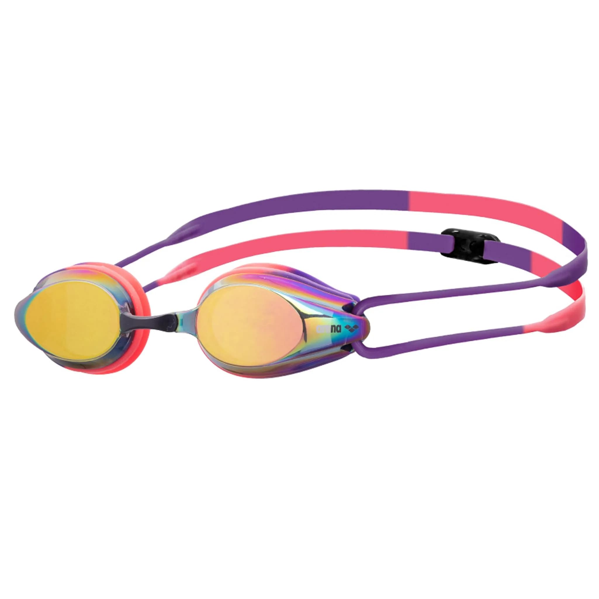 ARENA Tracks Unisex Adult Essential Racing Swim Goggles - Copper/Plum/Bright Coral - main product image